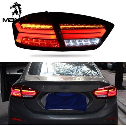 LED Car Taillight Tail Lamp Brake Reversing Reverse Rear lights For Chevrolet Cruze 2017 2018 Reflector Fog Lamps Turn Signal