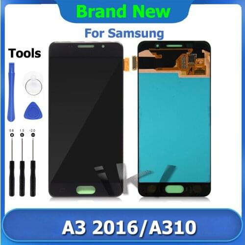 4.7" LCD Display For Samsung Galaxy A3 2016 LCD Screen Touch Digitizer Assembly A310 Pantalla Screen Replacement SM-A310F