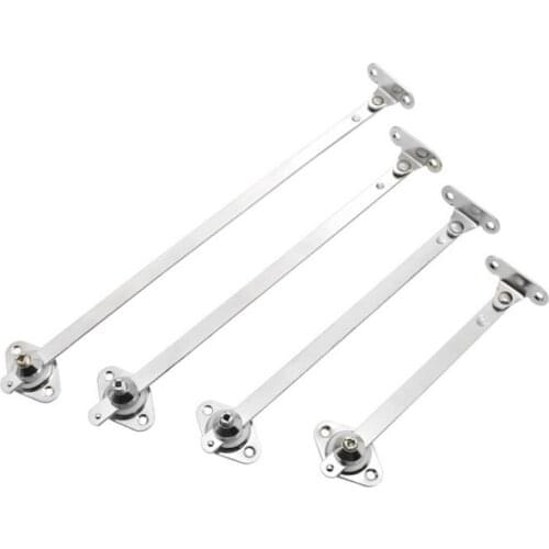 1Pcs Stainless Steel Cabinet Cupboard Furniture Doors Close Lift Up Stay Support Hinge Furniture Kitchen Cabinet