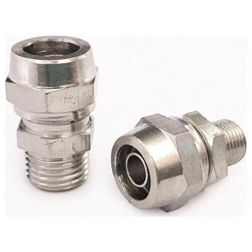 1pc PC16-04 Copper pneumatic quick-screw metric air pipe connector