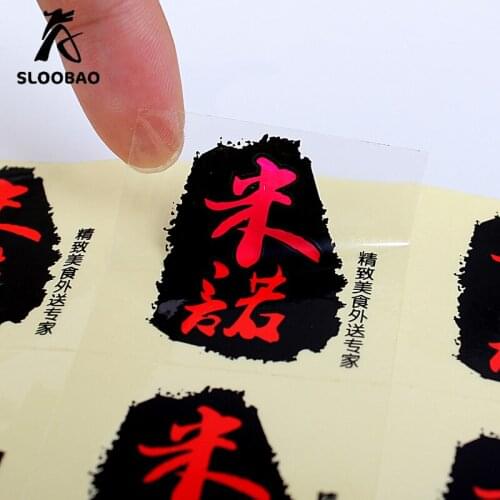 1000pcs Personalized Transparent PVC labels free shipping Custom Adhesive, plastic PVC sticker, paper labels printed by PVC