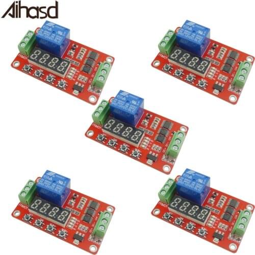 5PCS/LOT FRM01 12V 1 Channel Multifunction Relay Module Loop Delay / Timer Switch / Self-Locking