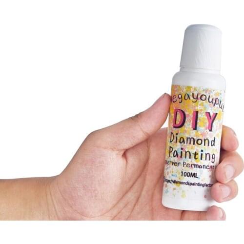 100ml DIY Diamond Painting Waterproof Protect Brightening Gel Conserver Permanent Hold Shine 5D Diamond Painting Brightener Glue