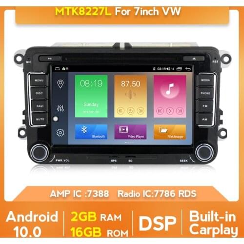 Car DVD player For VW/Volkswagen/Golf/Passat/b7/b6/Skoda/Seat/Octavia/Polo/Tiguan Android DSP Carplay head unit with button