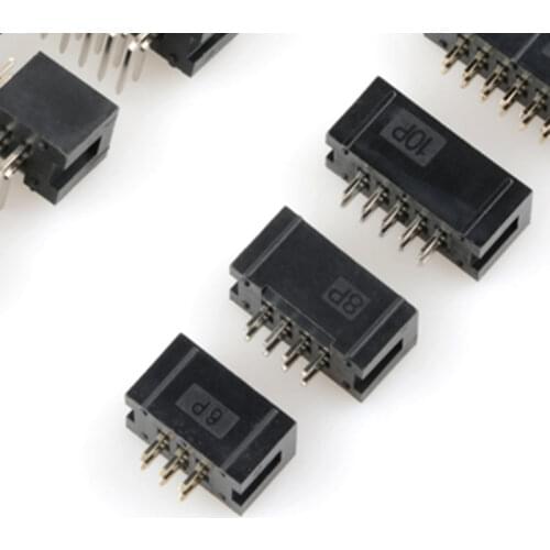 Free shipping 100PCS Looper DC3-10P 10 feet JTAG ISP interface socket 2.54MM pitch