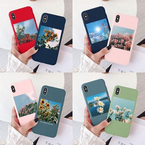 Flower Phone Case For Xiaomi Redmi Note 9 8 7 Pro 8T 9s 6 5 9C 9A Mi A3 A2 6X 9T Pro 9 SE 10 10T Lite Poco X3 NFC Florals Cover