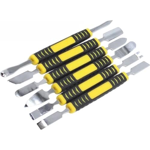 Dual Ends Metal Spudger 6pcs Hand Tool Set for iPhone iPad Tablet Mobile Phone Prying Opening Repair Tool Crowbar Disassemble