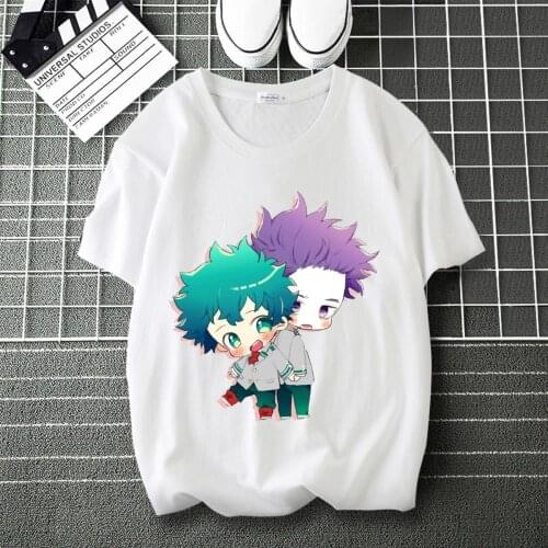 My Hero Academia Kirishima Eijiro Design Print Cool T-Shirt Round Neck Short Sleeve Modal Unisex Tshirt