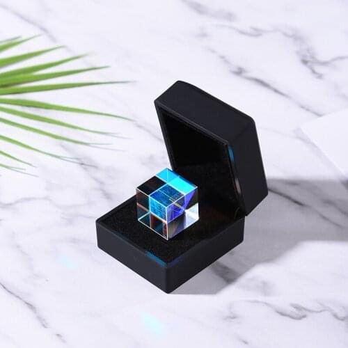 Cubic Pyramid Creative Gift Box Custom optical prism education model Combination prism