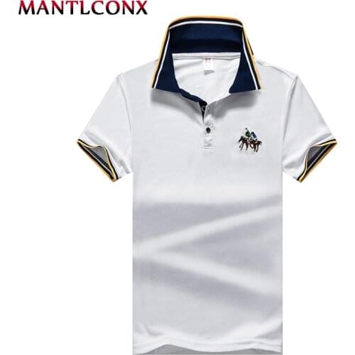 MANTLCONX Plus Size 7XL 8XL Mens Polo Shirt Brands Short Sleeve Summer Shirt Male Polo Shirt Men Golf Tennis Shirt Summer 2020