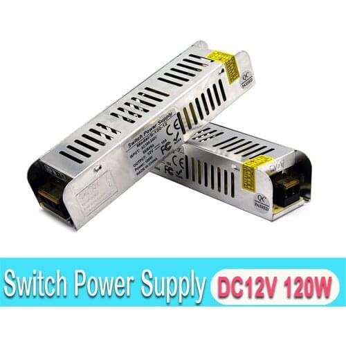 Single Output Power Supply DC12V 10A 120W Led Driver Transformers AC-DC 12V Power Adapter For CCTV Strip Modules Light Monitor