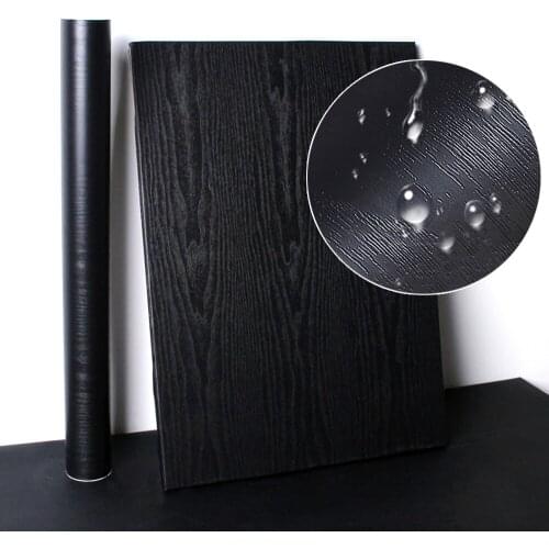 Wood Grain Self-adhesive Contact Paper 30cm Wide Waterproof Door Films Modern Bedroom Living Room Furniture Decoration Wallpaper