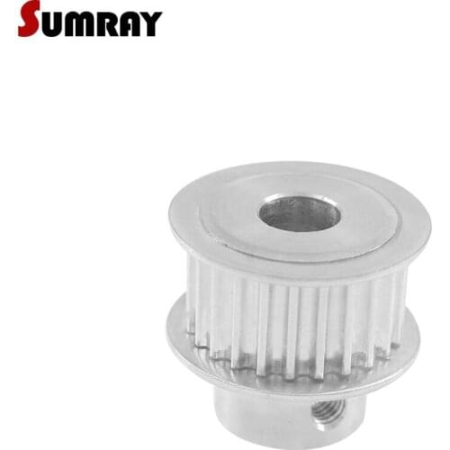 SUMRAY 3M 20T Timing Belt Pulley 4/5/6/6.35/7/8/10/12mm Inner Bore Pulley Wheel 11mm Belt Width for 10mm Width Timing Belt 2pcs
