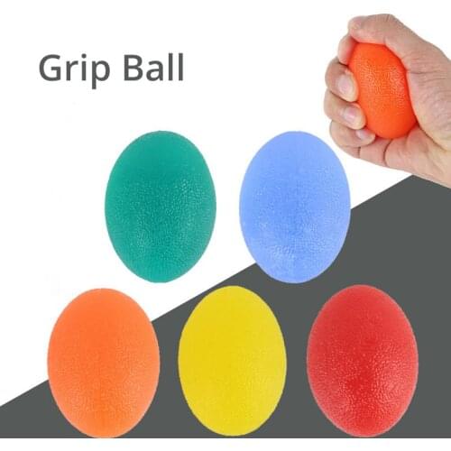 Silicone Finger Gripper Hand Wrist Exercise Equipment Grip Ball Wrist Strengthener Workout Training Equipment Home Sport Ball
