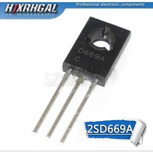 1pcs 2SD669A TO126 2SD669 D669A D669 TO-126 Triode transistors