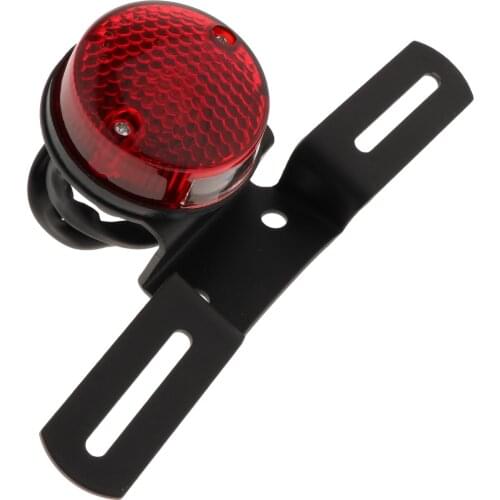 Universal Motorcycle / Motorbike Stop/Tail Twin Round Rear Light