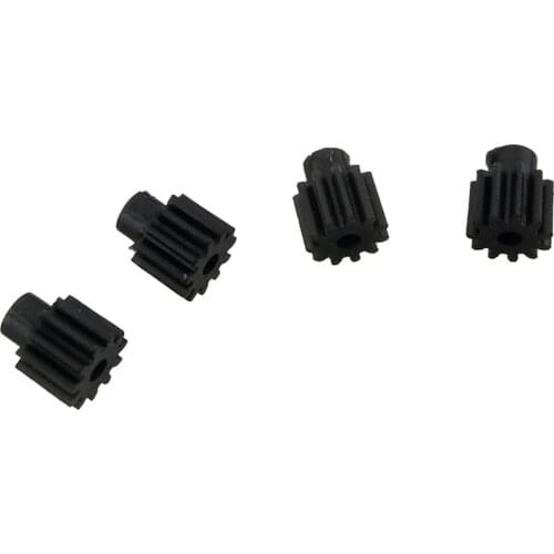 4pcs 11T Pinion Gears for VISUO XS809 XS809HC XS809HW, Black