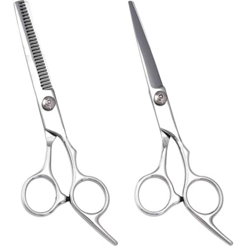 6 Inch Silver Stainless Steel Salon Barber Hair Cutting Thinning Scissors Shears