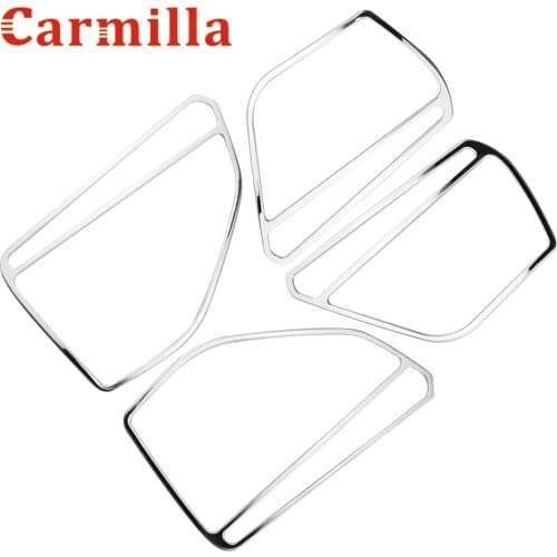 Accessories for Volkswagen Golf 7 MK7 7.5 MK7.5 2012-2019 Stainless Steel Car Door Speaker Audio Sound Loudspeaker Cover Trim