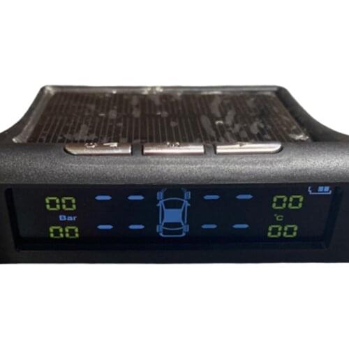 Car Battery Operated Tire Pressure Monitoring System + 4 External Sensors Kit