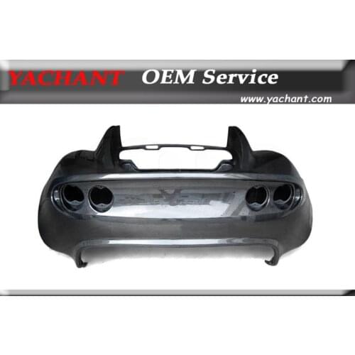 Car-Styling Carbon Fiber Rear Bumper Rear Bar Fit For 2001-2007 Lotus Elise S2 OEM Style Rear Bumper Clamshell