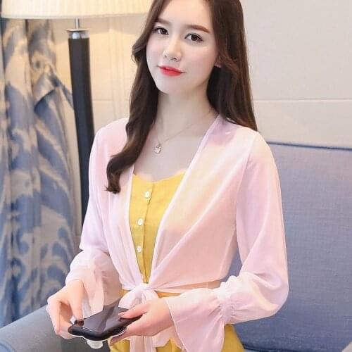 White Shrug Women Bolero Chiffon Bridal Wedding Jacket Wraps Long Sleeve Cape Dress Bolero Sheer Summer Shrug Cover Up Cardigan