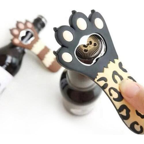 DIY Bottle Opener Epoxy Resin Mold Beer Spanner Silicone Mold Crystal Epoxy Resin Cat Paw Openers Handmade Resin Crafts