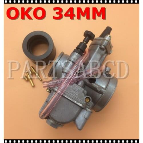 OKO PWK34 PWK 34 34MM Racing Motorcycle Carburetor Scooter ATV QUAD DIRT BIKE Go Kart