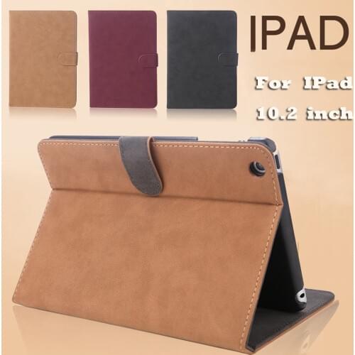 Scrub Leather Case For IPad 10.2 Case Wakeup/Sleep Cover Case For iPad Air 2 Case 2018 9.7 Case For IPad 7th Generation Case