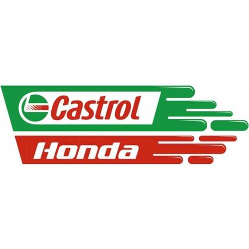 Creative Car Sticker Waterproof Castrol Huile Racing Autocollants Auto Moto JDM ATV Vinyl Decal Decoration Car Assessoires KK