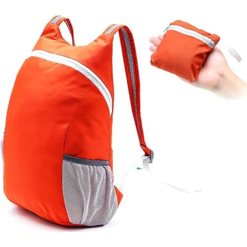 Lightweight Nylon Foldable Backpack Waterproof Backpack Folding Bag Portable Men Women Backpack for Travel Mochila Mujer