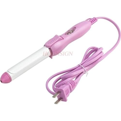 Mini Curly Hair Stick Artifact Pear Head Bangs Curler Short Hair Small Curling Rod Electric Splint Travel Carrying Sale