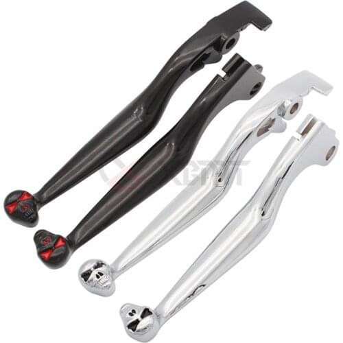 Motorcycle Skull Brake Clutch Levers For Honda Shadow 600 750 1100 Magna VF750 VLX400 VLX600 VTX1300 VT1300 VT1100C2 Ace CB750