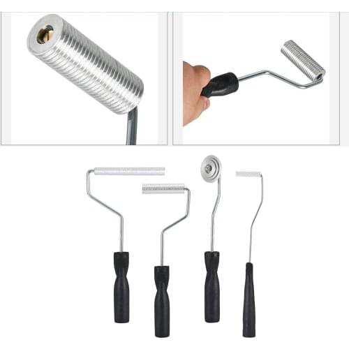 Fiberglass Roller Tools Set, 4pcs Fiberglass Resin Laminating Bubble Roller Kit for Tub Shower Bathtub Boat Repair