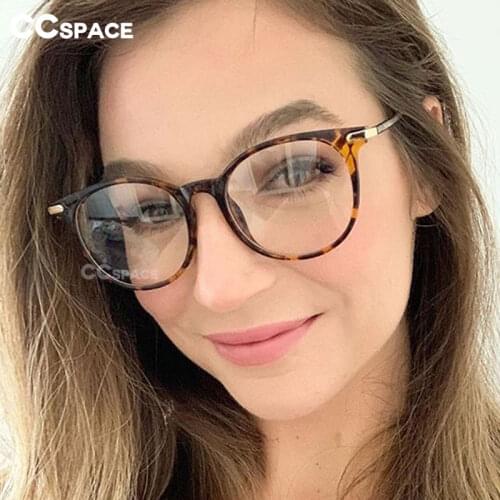 48112 Plastic Titanium Glasses Frames Round Ultralight Men Women Optical Fashion Computer Glasses