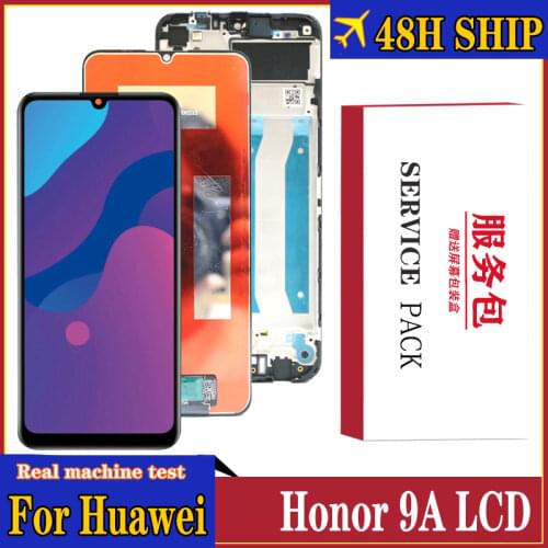 6.3” Original Display for Huawei Honor 9A LCD Touch Screen For Enjoy 10E Digitize Screen with Frame for MOA-LX9N