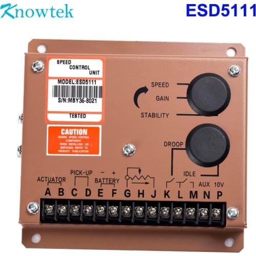ESD5111 Engine Speed Control Governor Unit Controller Replace for Diesel Generator