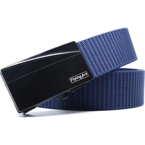 New Men Canvas Police Tactical Belt Unisex Korean High Quality Metal Automatic Buckle Adjustable Outdoor Military Training Belt