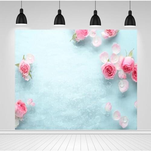 Scopiso Fresh Flowers Pet Doll Props Posters Simple Backgrounds Scene Photography Portrait Photographic Backdrops Photo Studio