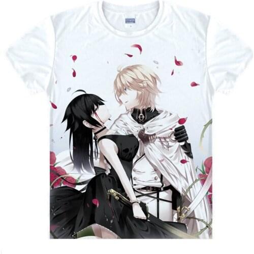 Seraph of the End T-Shirt Shiho Kimizuki Shirt Cool t-shirts anime and manga awesome Printed T Shirts cosplay costumes anime a