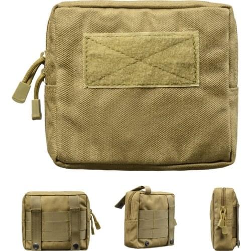 Outdoor Military 1000D Tactical Waist Bag Multifunctional EDC Molle Tool Zipper Waist Pack Accessory Durable Belt Pouch