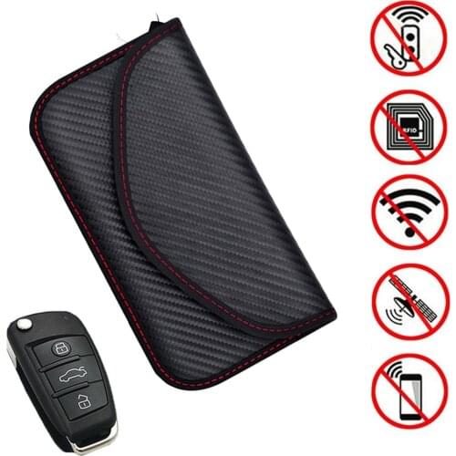 Signal Blocker Pouch Shielding bag Safe Signal Blocking Case for Car Cell Phone Car Keys Remote Control Shielding Case