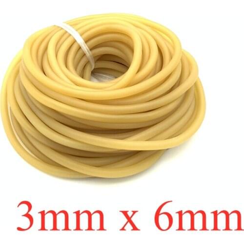 1 Meter Aperture 3x6mm New Natural Latex Hose High Elastic Surgical Medical Ejection Outdoor Hunting Tactics Slingshot