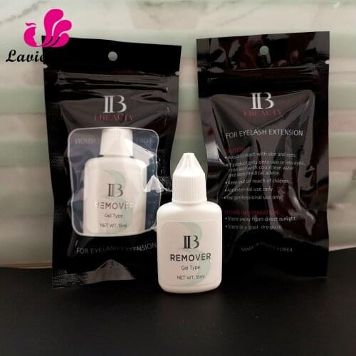 10 bottles/lot Korea ibeauty IB Clear Gel Remover For Individual Eyelash Extensions Glue from Korea