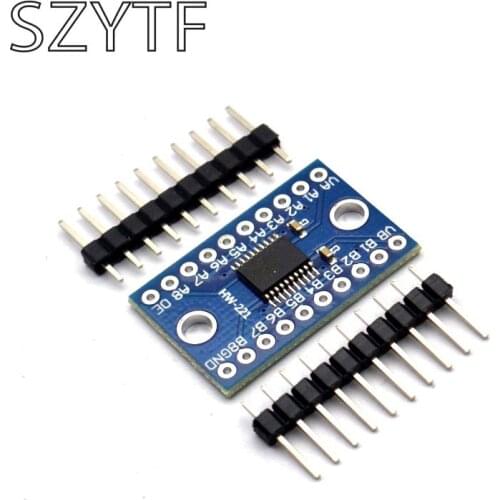 3.3V 5V TXS0108E 8 Channel Logic Level Converter Convert TTL Bi-directional Mutual Convert for Arduino