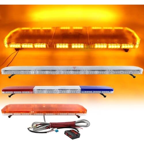 35" to 83" Vehicle Car Truck LED Strobe Emergency Flash Light Bar Warning Lightbar Roof Beacon Flashing Lamp 1.2M 1.5M 1.8M
