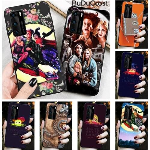 Riccu Hocus Pocus Black TPU Soft Phone Case for Huawei P30 P20 Mate 20 Pro Lite Smart Y9 prime 2019