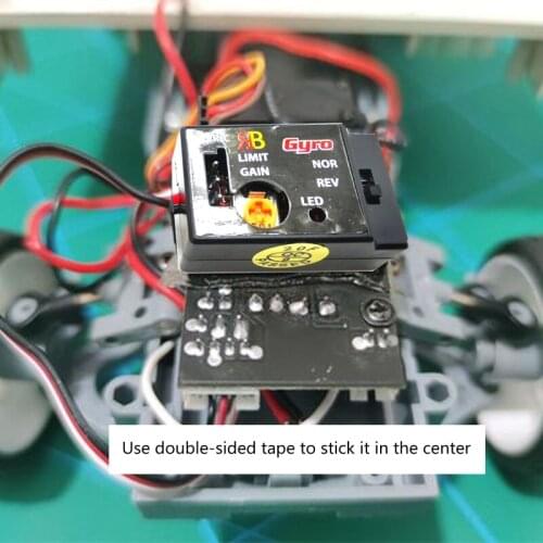 Remote Control Pickup High-speed Drift Auxiliary Gyro for WPL D12 RC Car 97BC