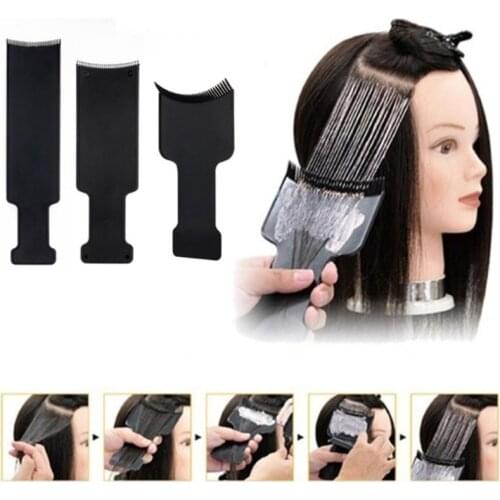 1PC Black Professional Plastic Salon Hair Coloring Dyeing Board Plate For Barber Hairdresser Design Styling Tools Accessories