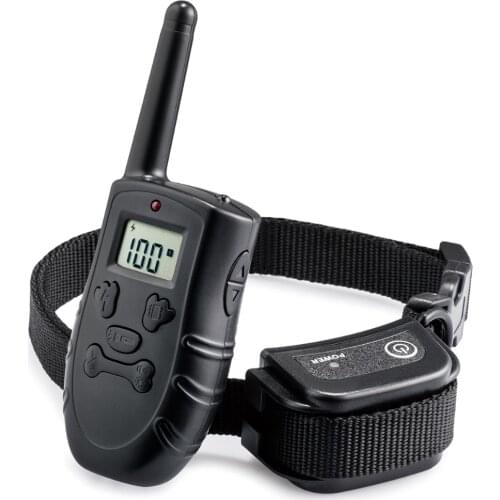 IP3 Waterproof Dog Training Device 1 to 1 Electronic Bark Stopper 14~23 Inch Dog Collar 300m Control Range Include Battery